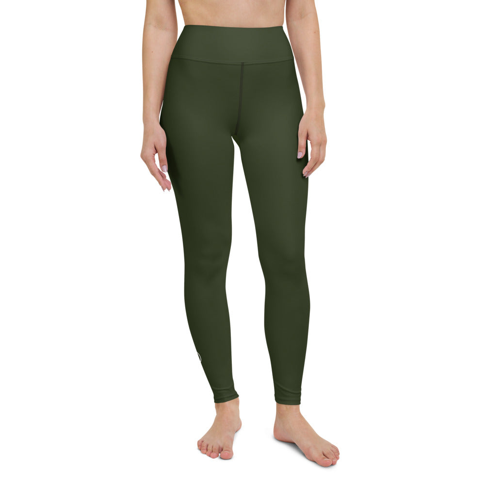 dark olive training leggings