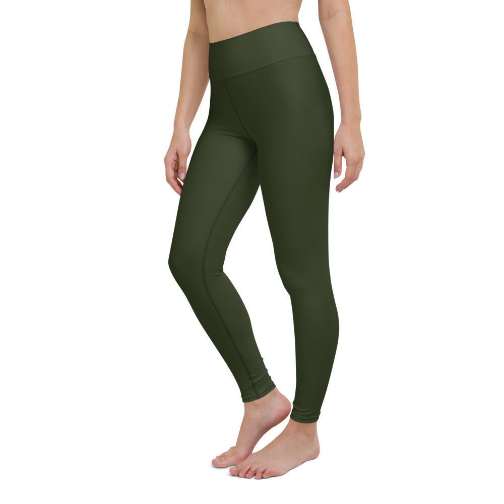 dark olive high waist weightlifting leggings